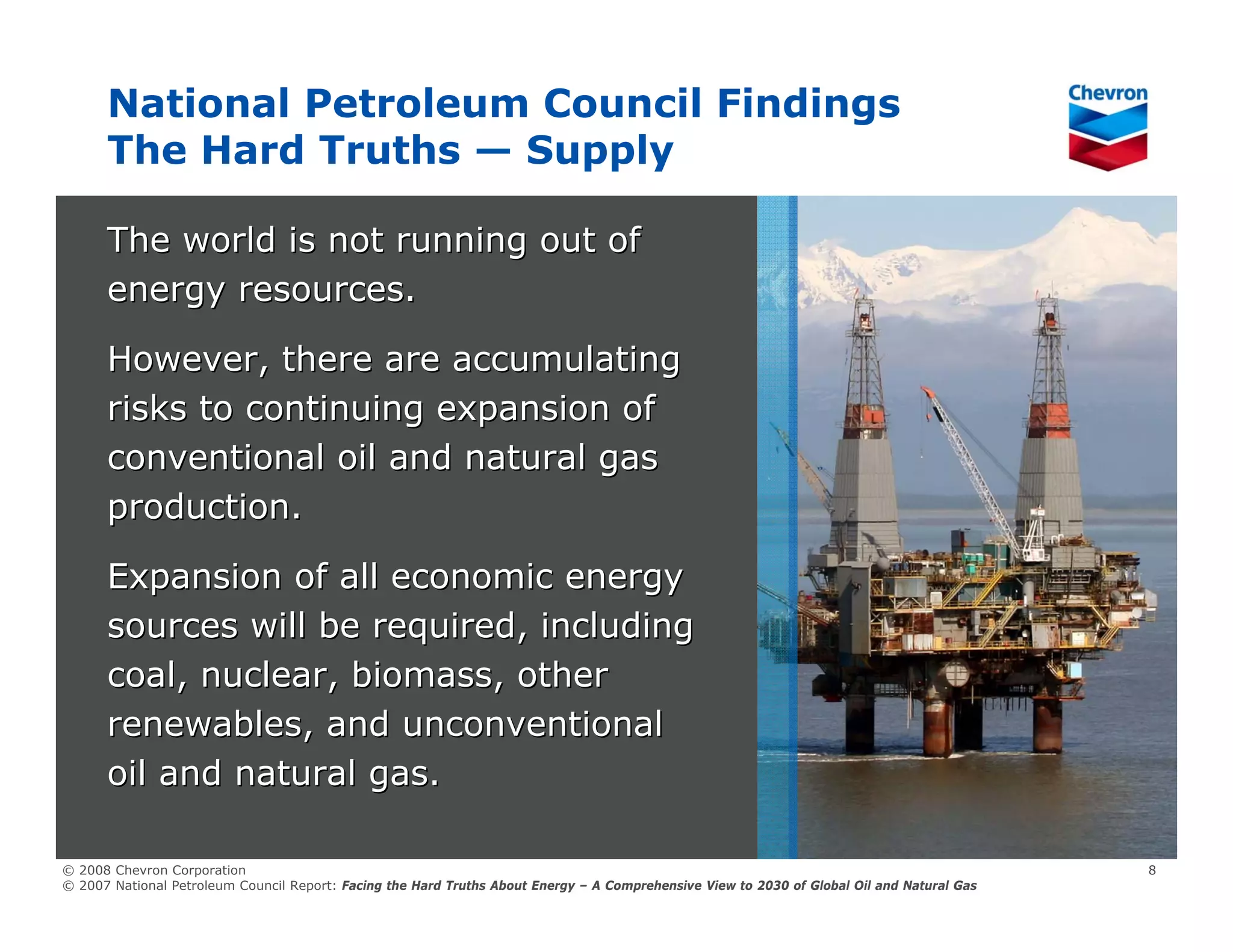 Chevron Corporate Overview