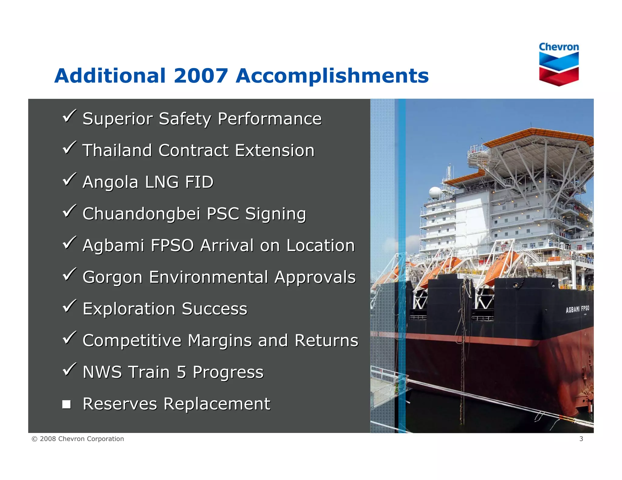 Chevron Upstream & Gas