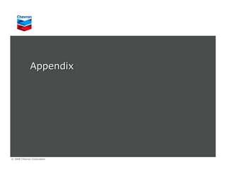 Chevron Upstream & Gas