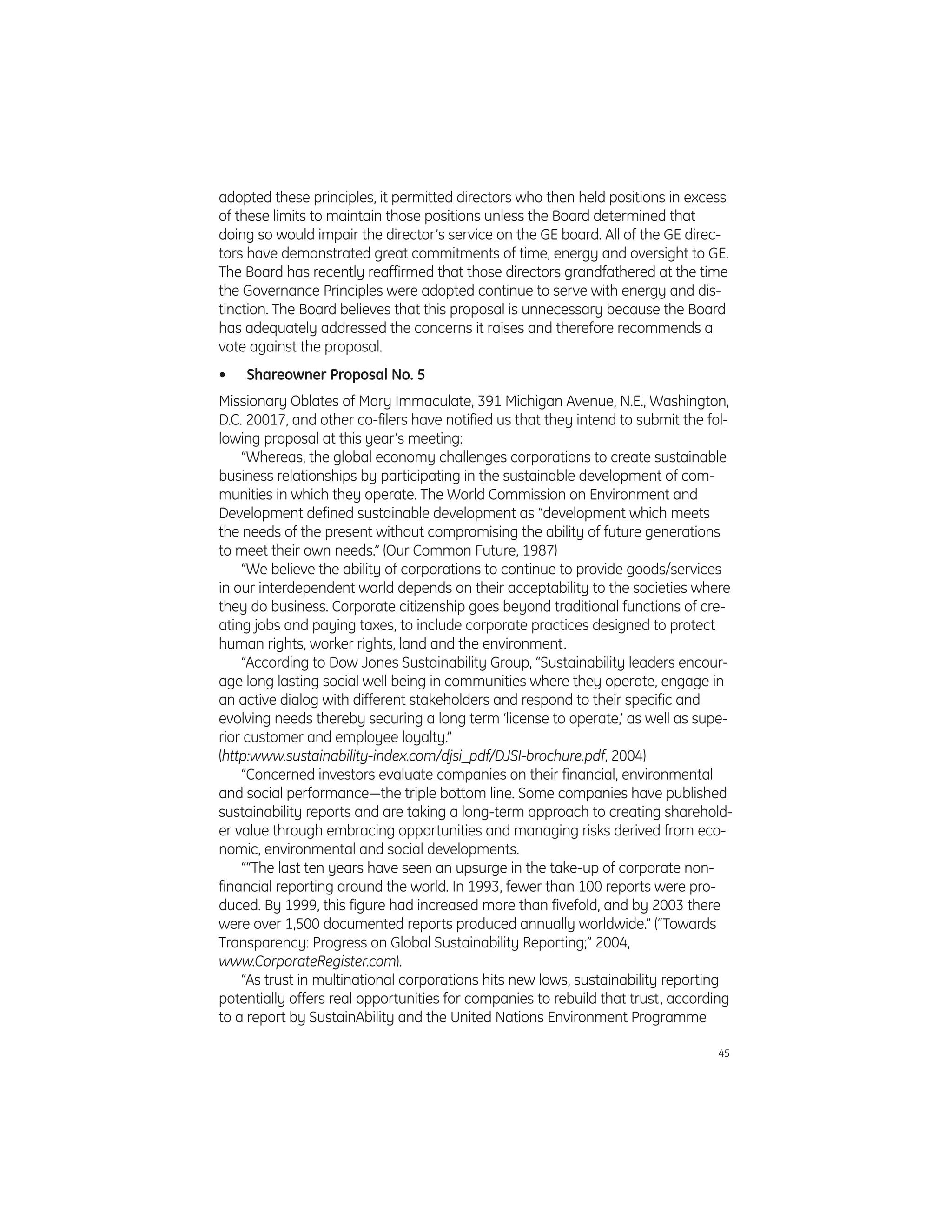 GE# 2005 Proxy Statement 