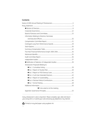 GE# 2005 Proxy Statement 