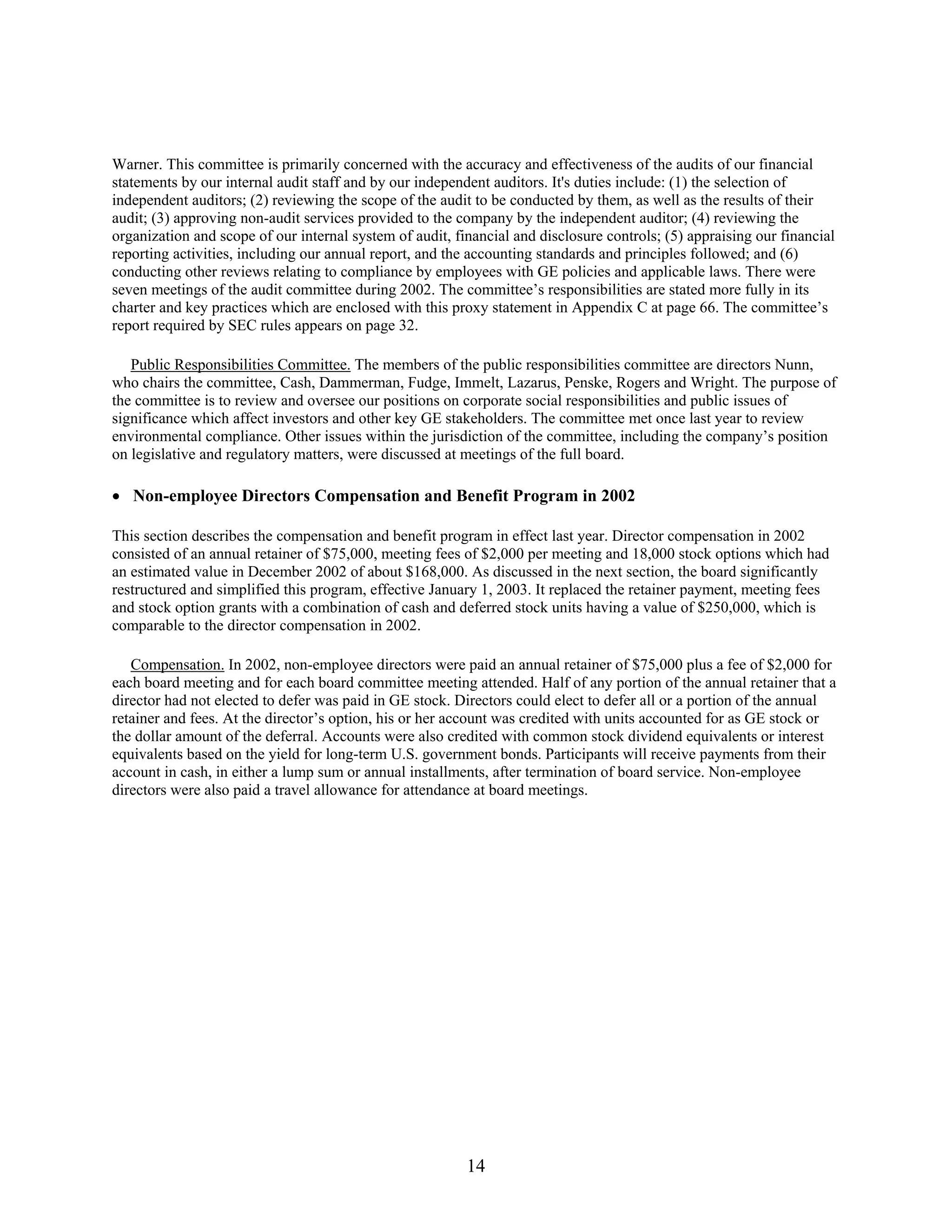 GE# 2003 Proxy Statement 