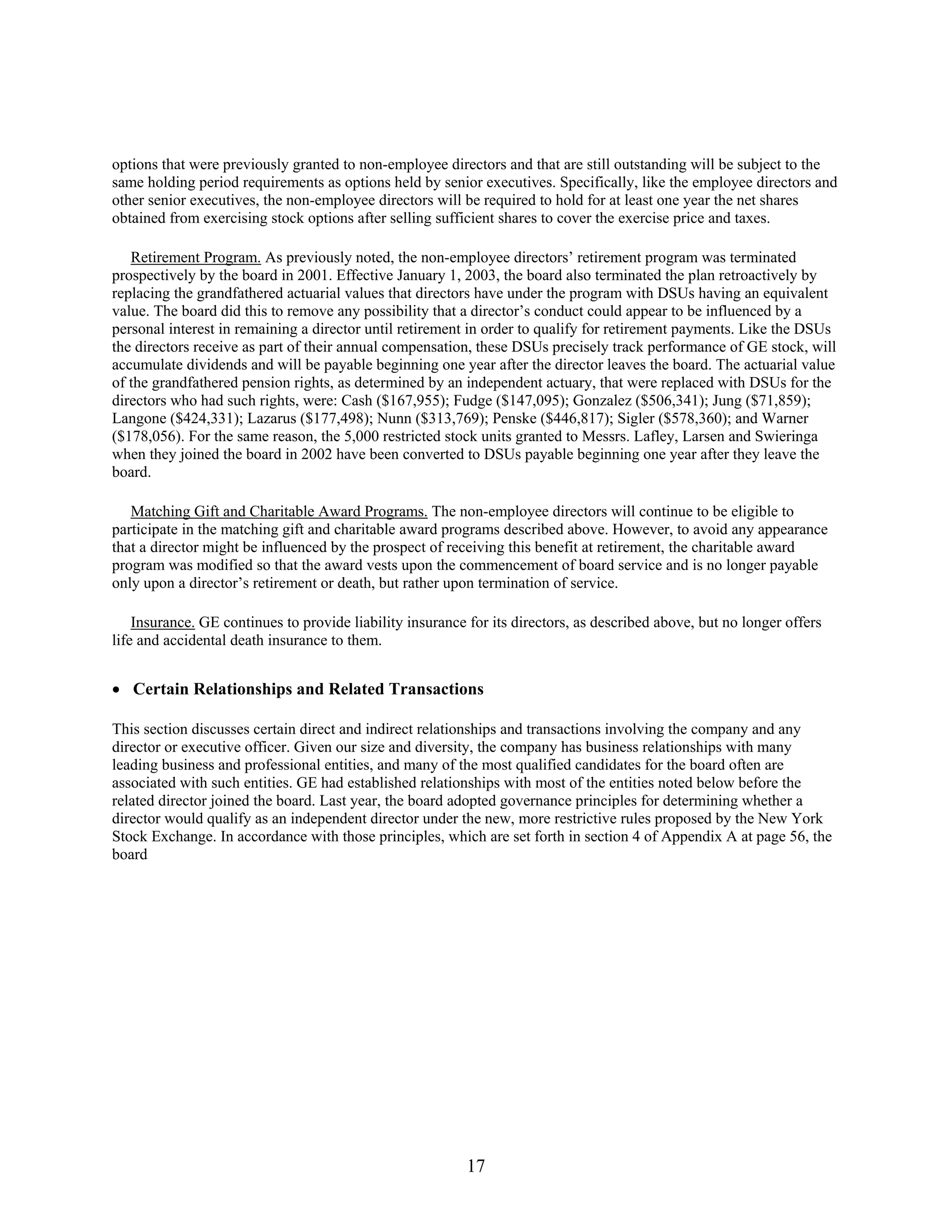 GE# 2003 Proxy Statement 