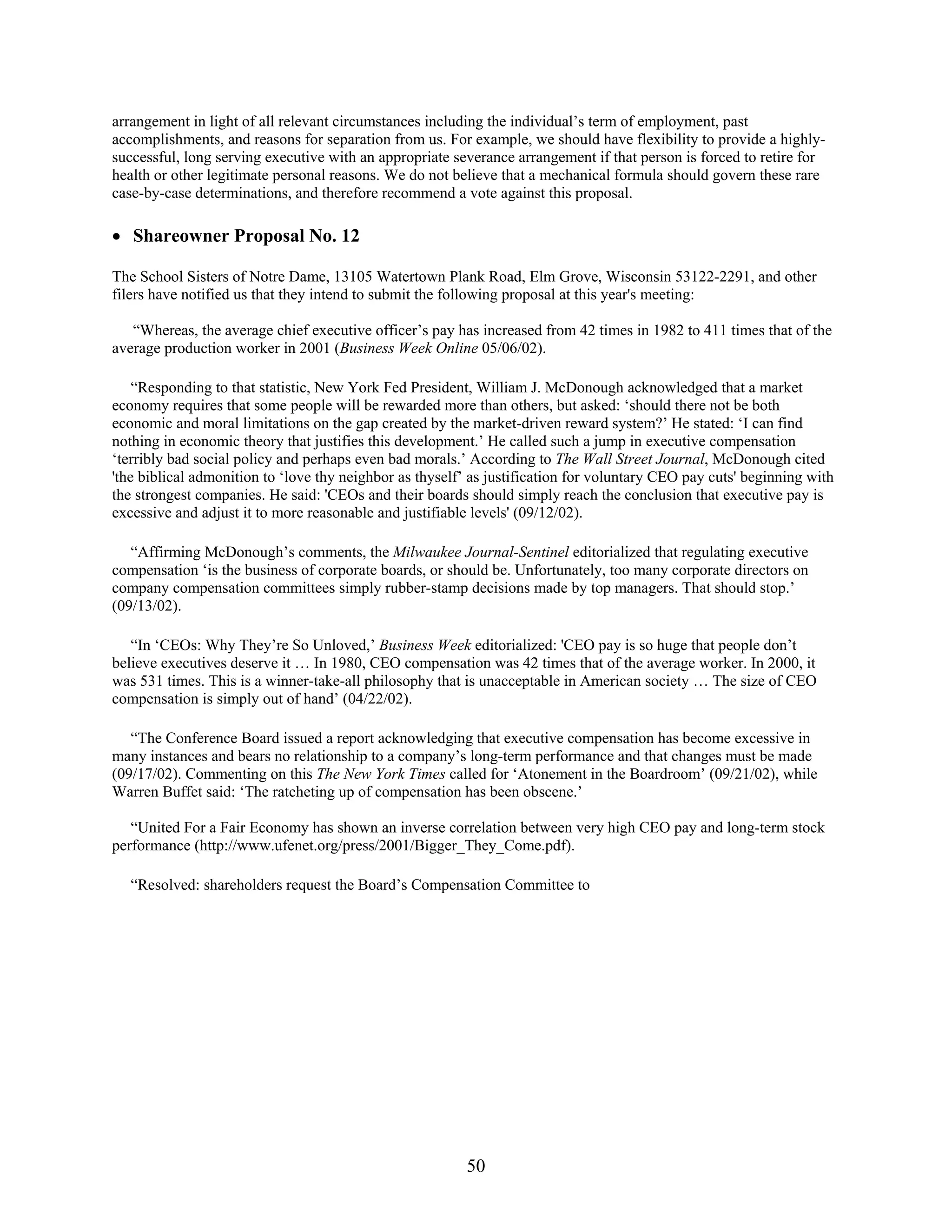 GE# 2003 Proxy Statement 