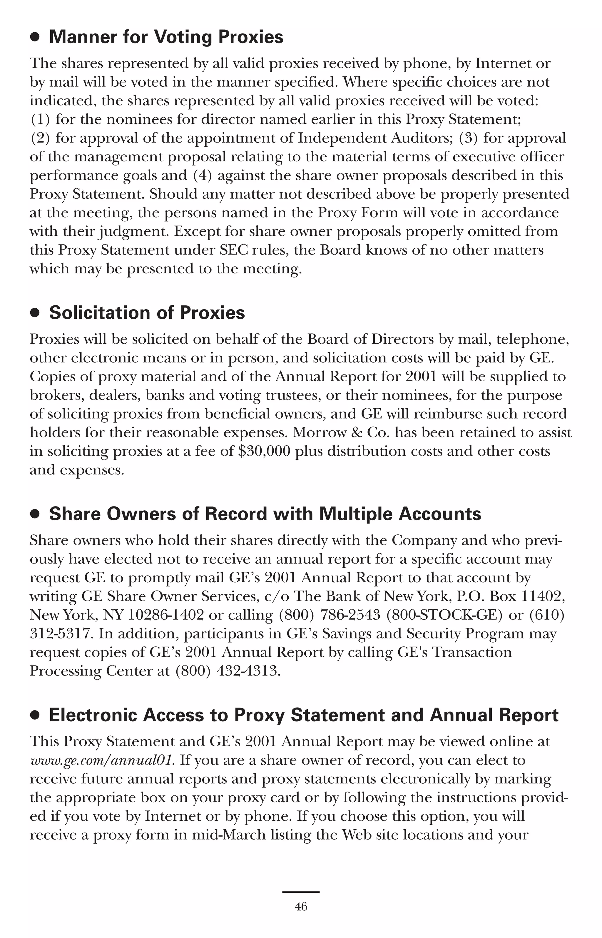 GE# 2002 Proxy Statement 