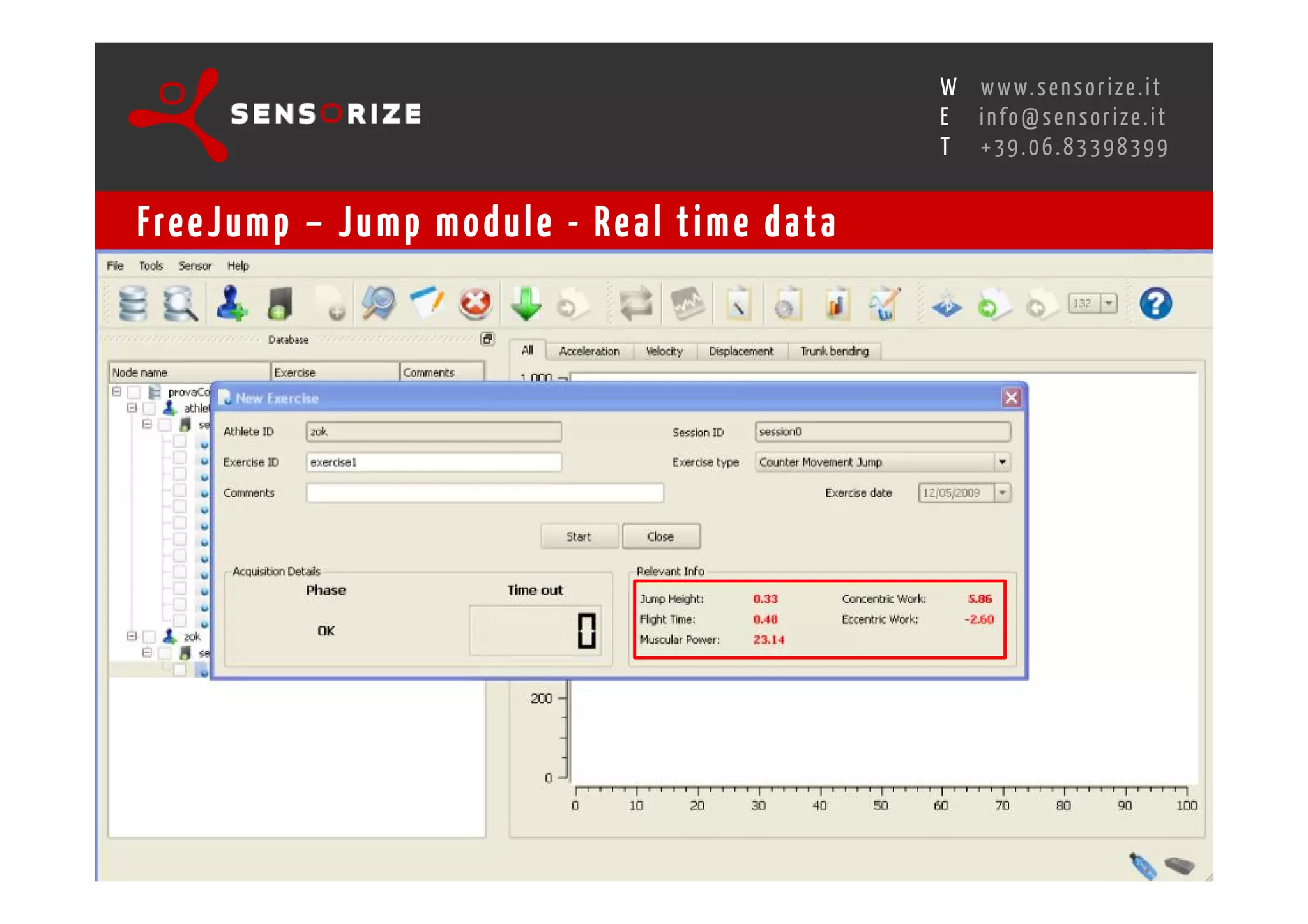 S E C O N D I N N O - D E A L T R A N S R E G I O N A L W O R K S W O Pw w w. s e n s o r i z e . i t
                                                                                     H
                                                 R O M E 1 3 - 1 5 O C T O B E R 2 0 0 8i n f o @ s e n s o r i z e . i t
                                                                                     E
                                                                                            T    +39.06.83398399


Fre e J u m p – J u m p m o d u l e - Re a l t i m e d at a
 