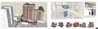 As part of all projects coordination between the architecture
                                                                                                                                               and engineering is crucial. To clarify the mechanical needs
                                                                                                                                               per unit with all team members I created these diagrams.
                                                                                                                                               This project was before Michigan firms became aware of BIM
                                                                                                                                               integration technologies.



                                                         View of Early concept for connection between residential entrance and amenity level




View of west side in context of surrounding buildings.
                                                                                                                                                                      University Village                       19
 
