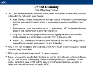 AIG Residential Mortgage Presentation - August 9, 2007
