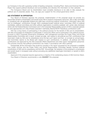 AIG AIG Annual Reports and Proxy Statements 2008 Proxy Statement