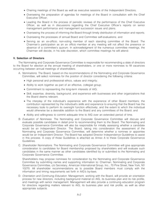 AIG AIG Annual Reports and Proxy Statements 2008 Proxy Statement