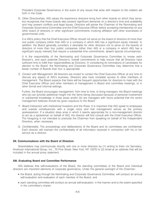 AIG AIG Annual Reports and Proxy Statements 2008 Proxy Statement