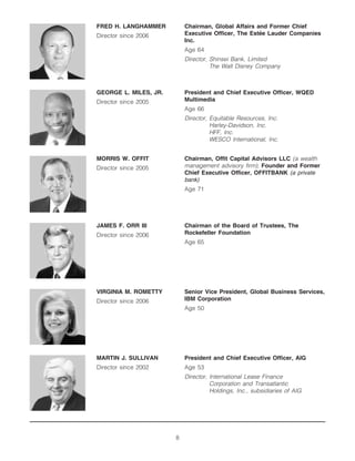 AIG AIG Annual Reports and Proxy Statements 2008 Proxy Statement