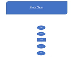 9
Flow Chart
 