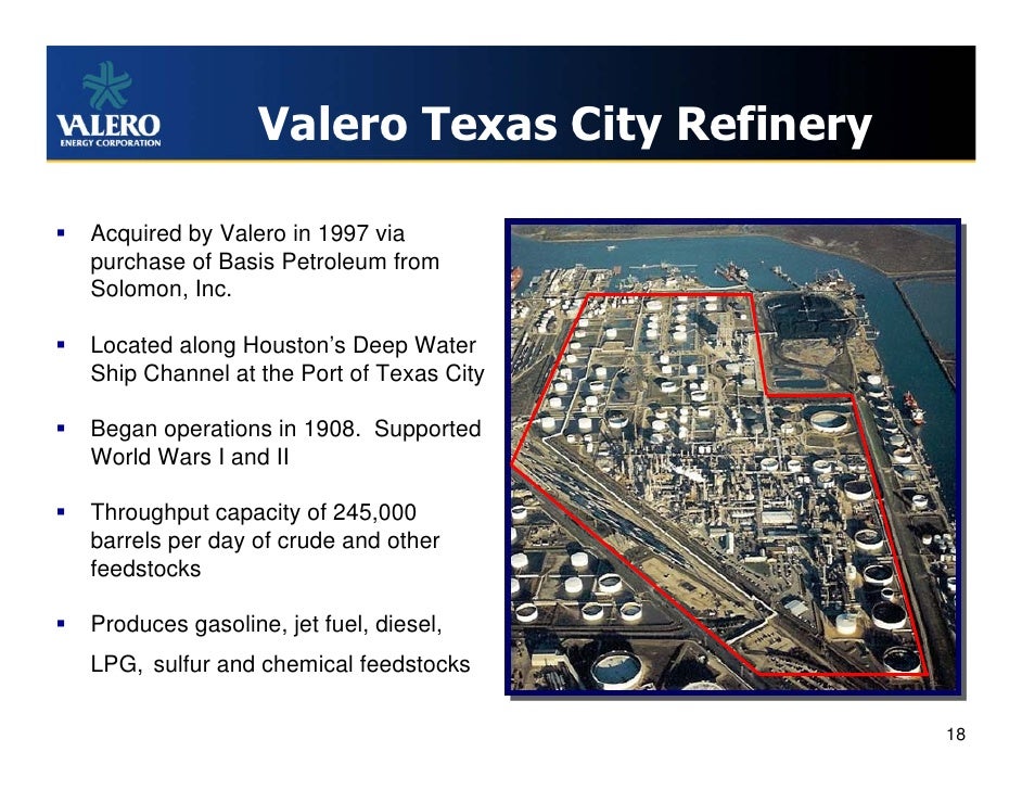 valero energy Texas City Refinery Tour November 13, 2007
