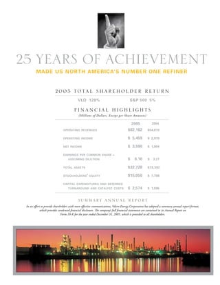 valero energy Annual Reports 2005