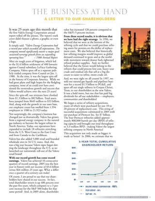 valero energy Annual Reports 2005