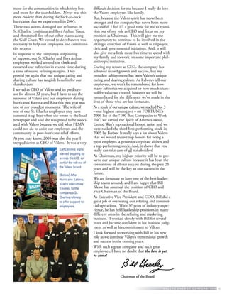 valero energy Annual Reports 2005