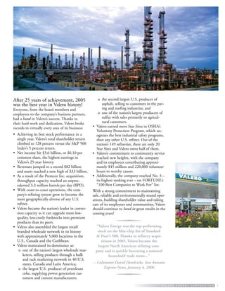 valero energy Annual Reports 2005