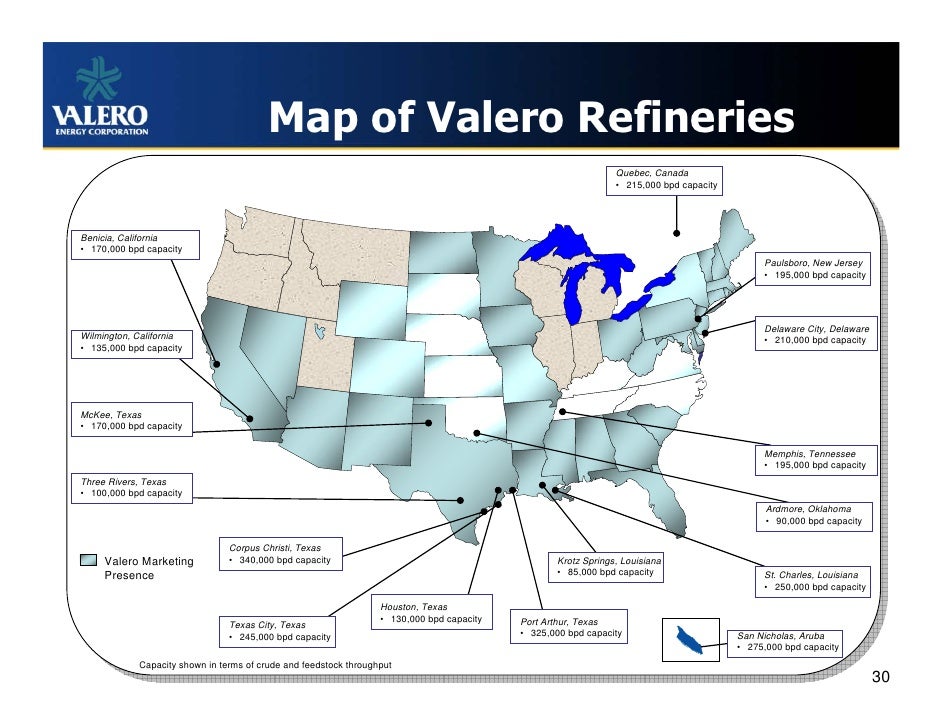 valero energy Benicia Refinery Tour July 9, 2007