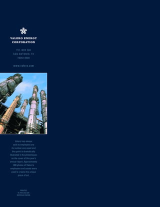 valero energy Annual Reports 2002