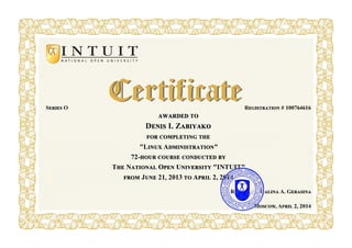 Linux INTUIT Course (eng)