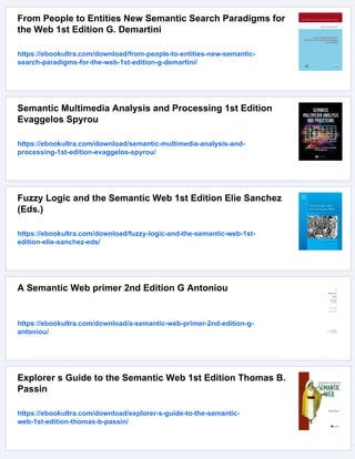 Federated Query Processing for the Semantic Web 1st Edition C. Buil ...