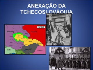 ANEXAÇÃO DA
TCHECOSLOVÁQUIA
 