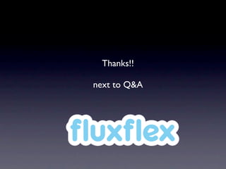 Thanks!!

next to Q&A
 