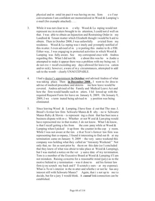 10/09/10 "Emergency Motion To Stay; Emergency Motion For Enlargement Of Time and Other Relief The United States Supreme Court Deems Appropriate To Correct The Legal Wrongs/Injustices Reported Herein"