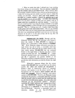 10/09/10 "Emergency Motion To Stay; Emergency Motion For Enlargement Of Time and Other Relief The United States Supreme Court Deems Appropriate To Correct The Legal Wrongs/Injustices Reported Herein"