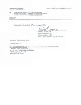 10/09/10 "Emergency Motion To Stay; Emergency Motion For Enlargement Of Time and Other Relief The United States Supreme Court Deems Appropriate To Correct The Legal Wrongs/Injustices Reported Herein"