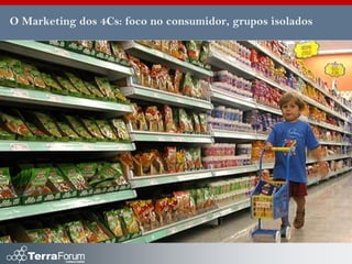O Marketing dos 4Cs: foco no consumidor, grupos isolados
 