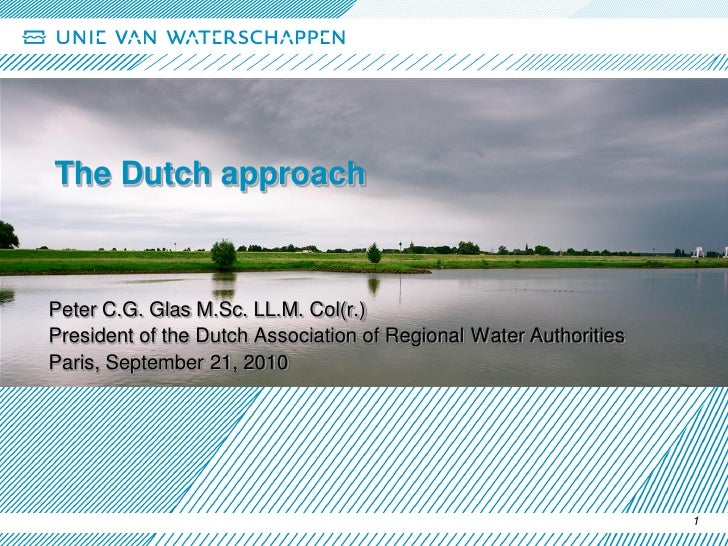 Dutch Flood Defence Presentation - 