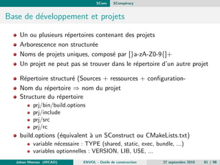 GNU Autotools GNU Autotools dans le detail 
Notre con 