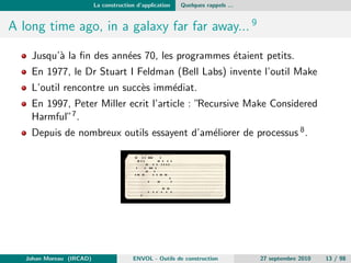 chiers 
executables ou des bibliotheques dynamiques ou statiques, a partir de 
 