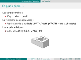 chiers assembleurs, genere les  
