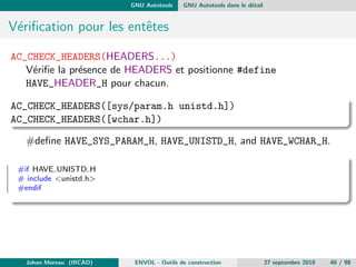 le. 
Le langage du Make 