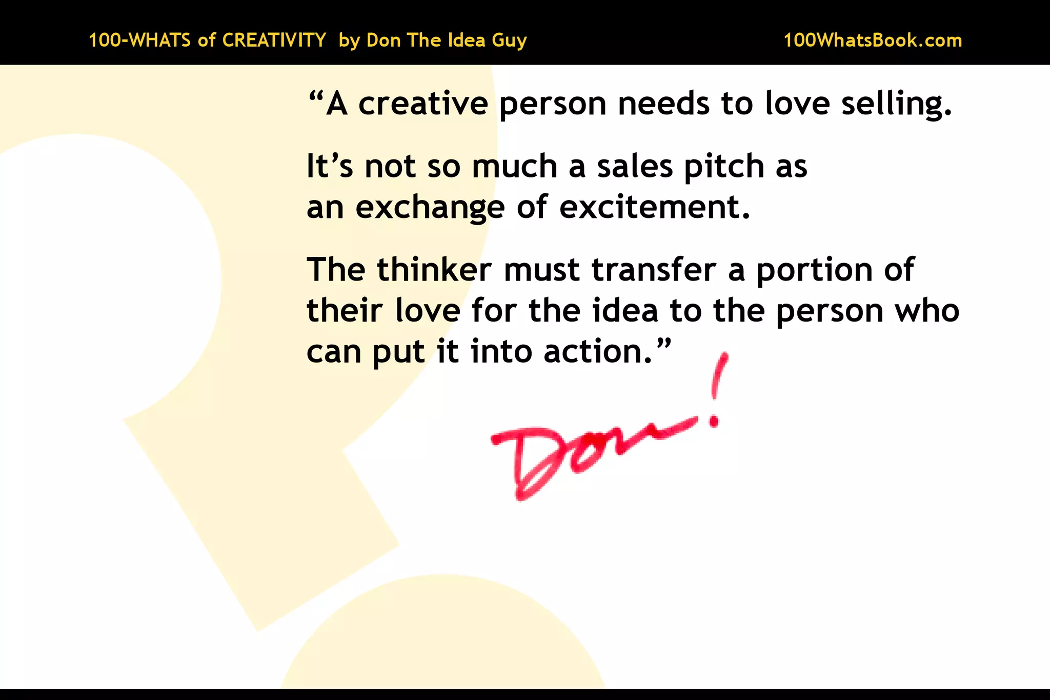 100-Whats of Creativity