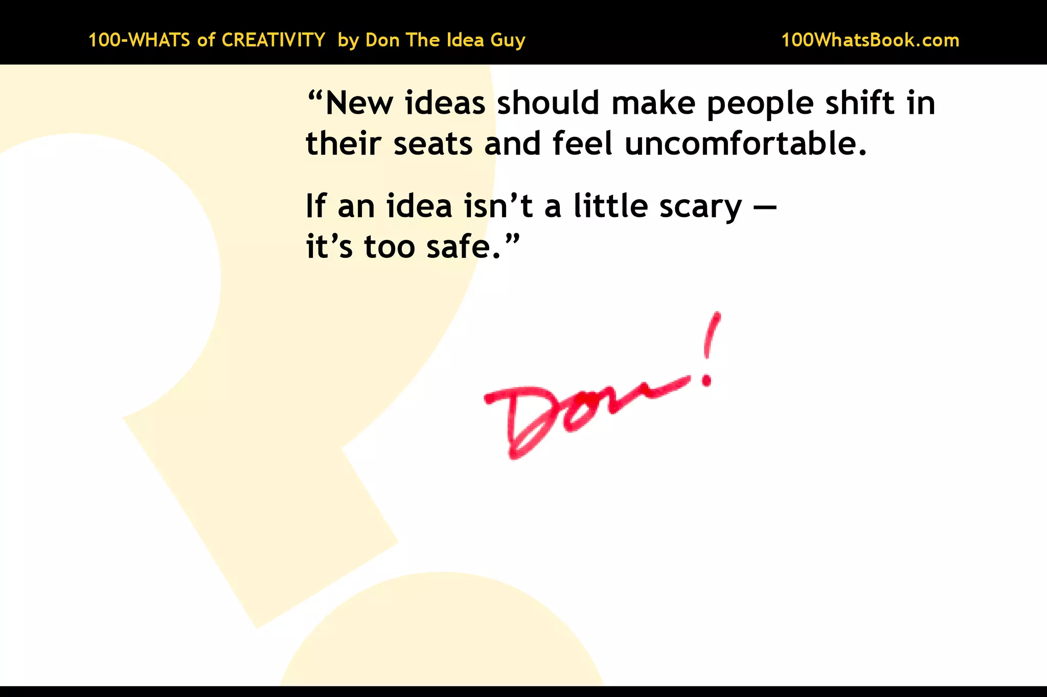 100-Whats of Creativity