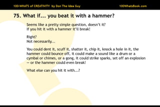 100-Whats of Creativity