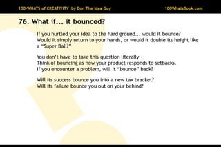 100-Whats of Creativity
