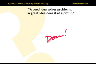 100-Whats of Creativity