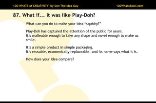 100-Whats of Creativity