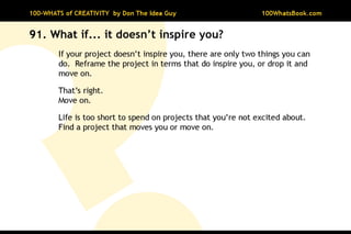 100-Whats of Creativity