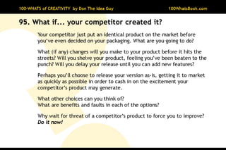 100-Whats of Creativity