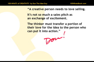 100-Whats of Creativity