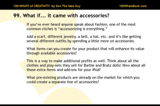 100-Whats of Creativity