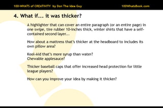 100-Whats of Creativity