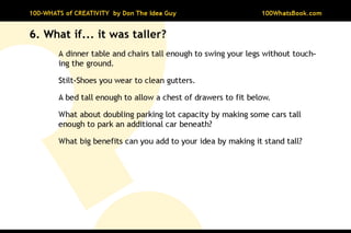 100-Whats of Creativity