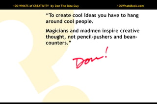100-Whats of Creativity